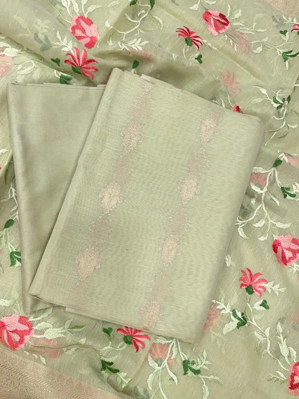 Lime_Yellow_Linen_Silk_Floral_Zari_Booti_with_Embroidery_Jaal_Dupatta_Banarasi_Suit_11SKL_LNE6