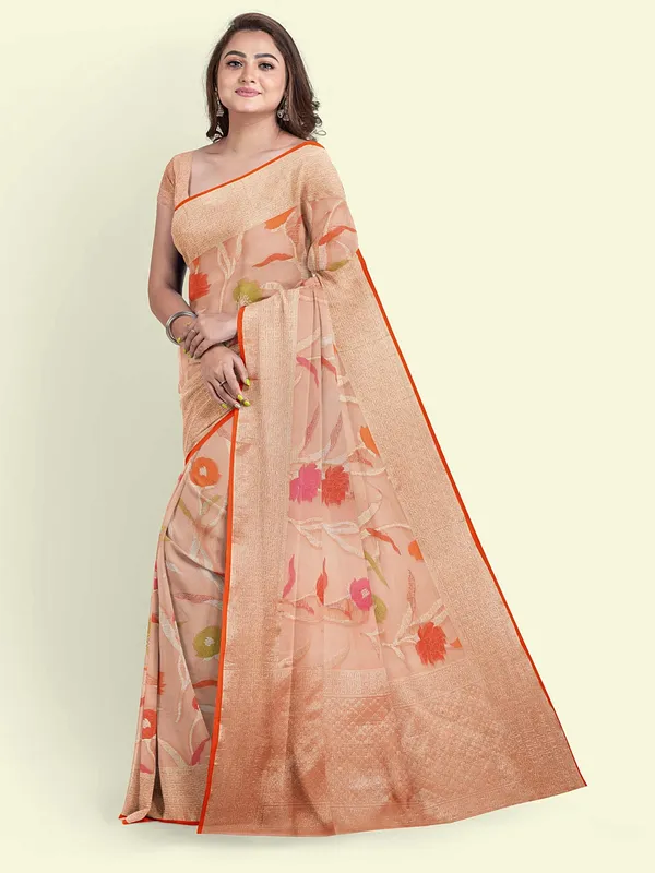 Pink_Cotton_Blend_Banarasi_Sarees_For_Women_GEASF_762