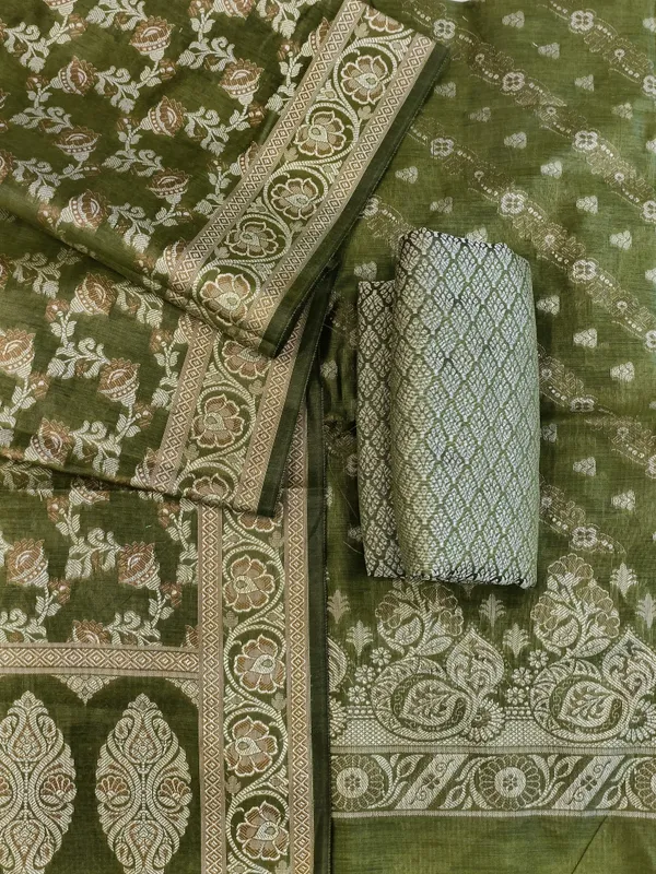 Green_Cotton_Floral_Resham_Aada_Stripe_Banarasi_Suit_600AJ_PJS22