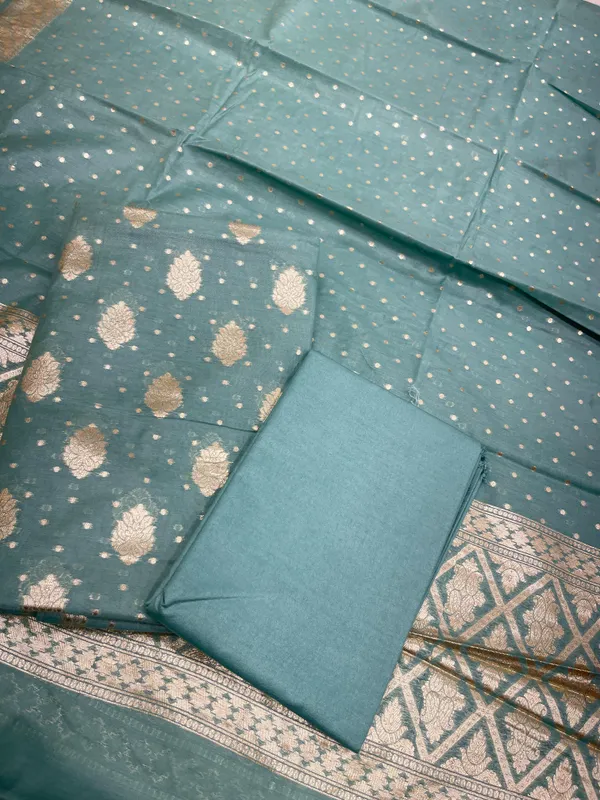 Blue_Pure_Cotton_Self_Design_Banarasi_3_pcs_Suit_Set_IM_PCSD3