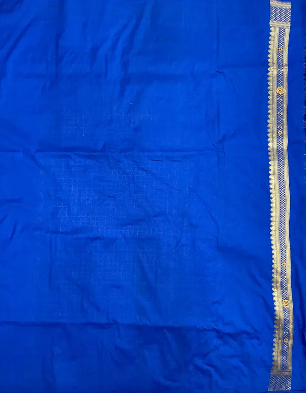 Humairah_Presents_Blue_Satin_Silk_Floral_Zari_Booti_Stone_Heavy_Work_Banarasi_Saree_with_Checkered_Pallu_Skirt_Zari_Border_and_Blue_Blouse_JA17_HW