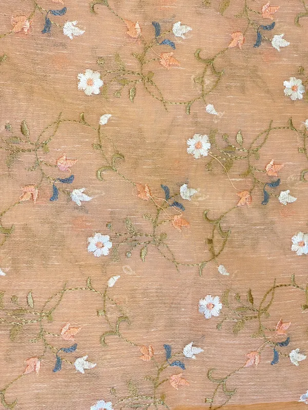 Peach_Linen_Silk_Resham_Booti_Banarasi_Suit_with_Embroidery_Dupatta_11SKL_LNEM3