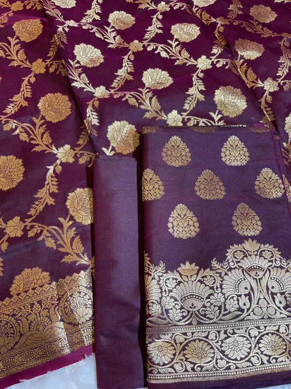 Wine_Semi_Katan_Silk_Banarasi_3_pcs_Suit_Set_750SHL_SK24