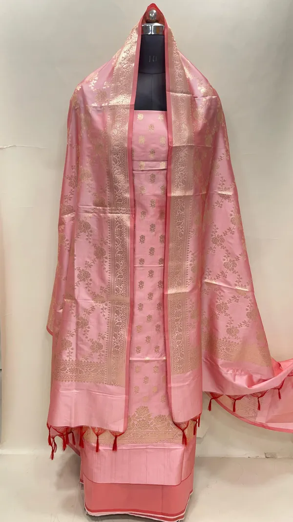 Pink_Semi_Katan_Silk_Handloom_Banarasi_3_pcs_Suit_Set_MUB_SK39