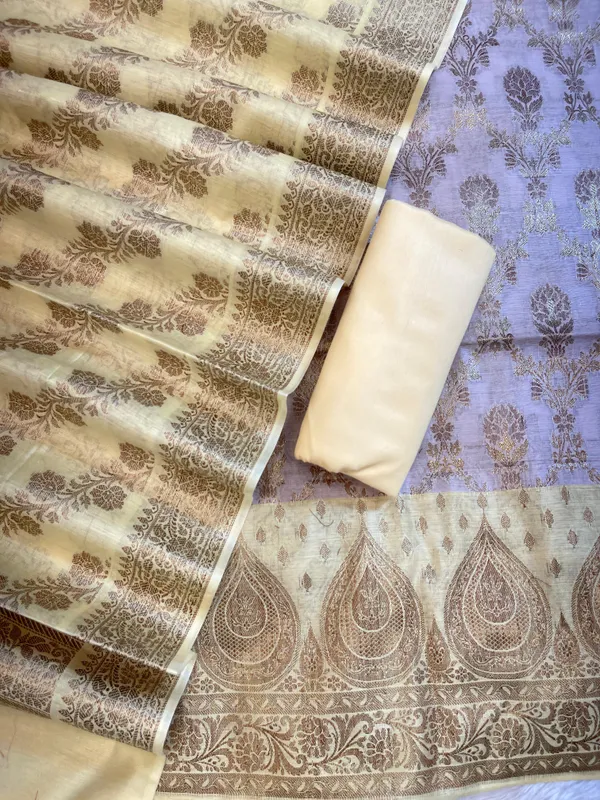 Mauve_Cotton_Alfi_Zari_Jaal_Contrast_Yellow_Border_Banarasi_Suit_55IM_CTN5