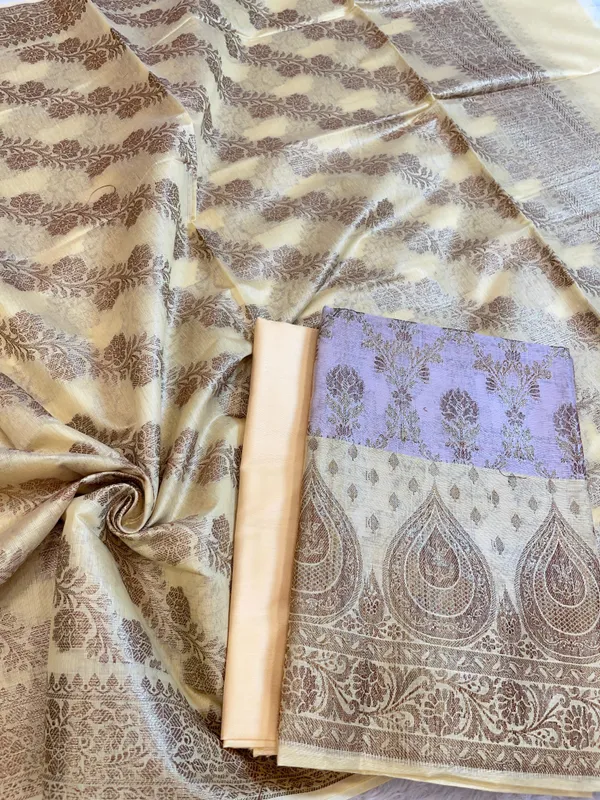 Mauve_Cotton_Alfi_Zari_Jaal_Contrast_Yellow_Border_Banarasi_Suit_55IM_CTN5