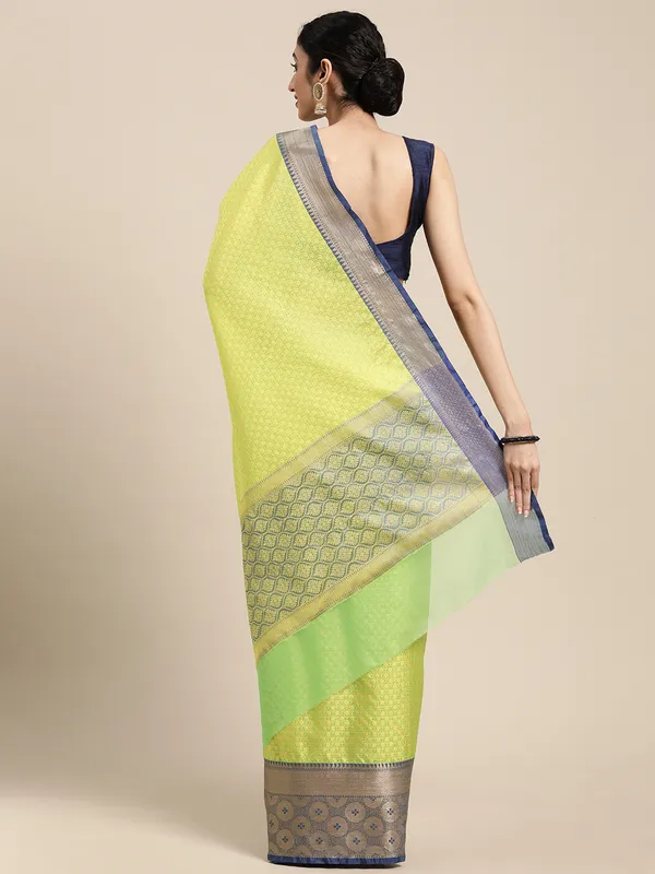 Green_Art_Silk/Tanchoi_Banarasi_Sarees_For_Women_GEBC6