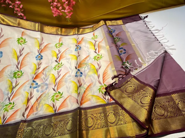 Beige_Mulberry_Silk_Handpainted_Floral_Boota_Jaal_Contrast_Wine_Border_MS_ML4