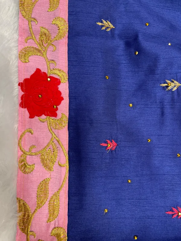 Blue_Cotton_Blend_Zari_Embroidery_Banarasi_Saree_600KS_13