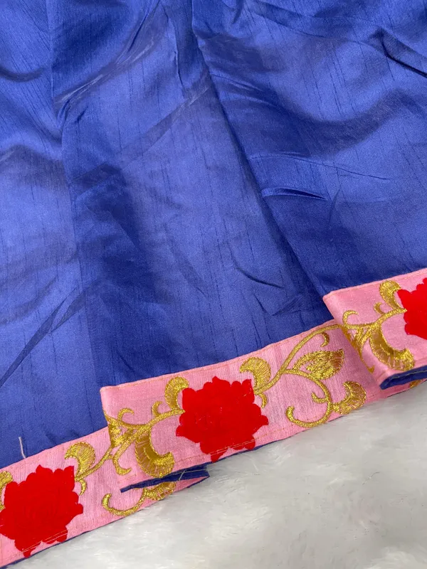 Blue_Cotton_Blend_Zari_Embroidery_Banarasi_Saree_600KS_13