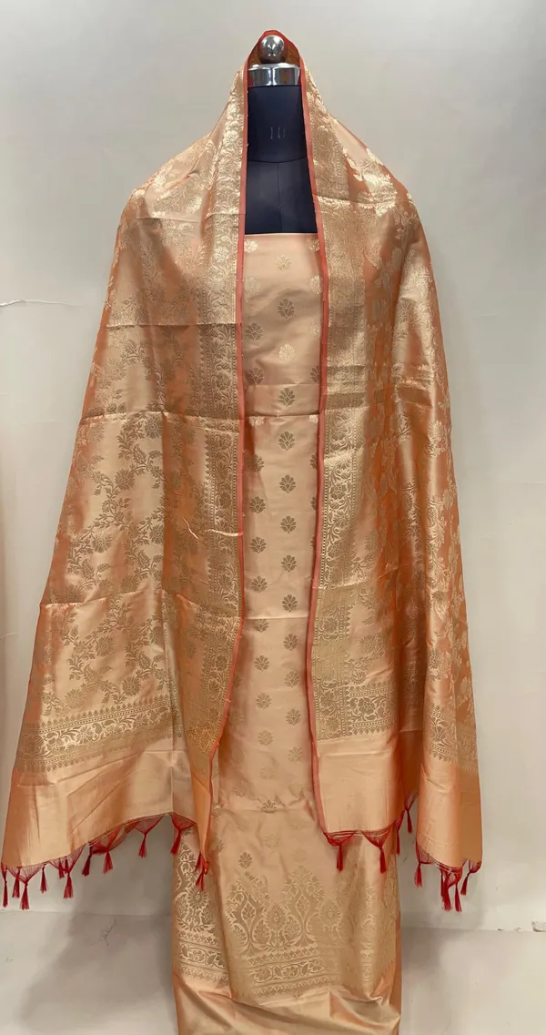 Orange_Semi_Katan_Silk_Handloom_Banarasi_3_pcs_Suit_Set_MUB_SK76