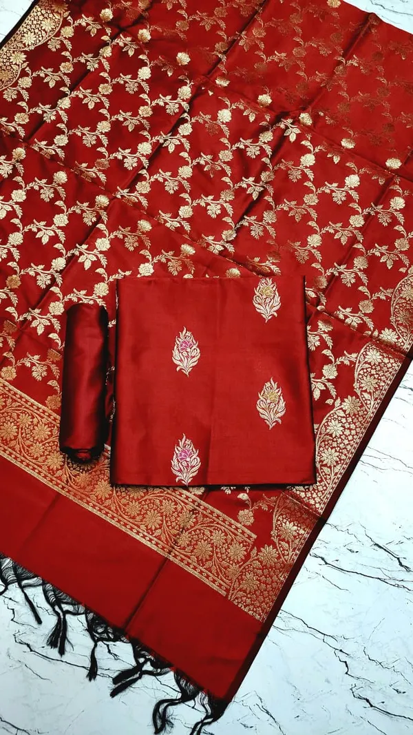 Red_Katan_Silk_Floral_Mina_Zari_Booti_Banarasi_Suit_with_Zari_Jaal_Dupatta_750SKL_KSM10