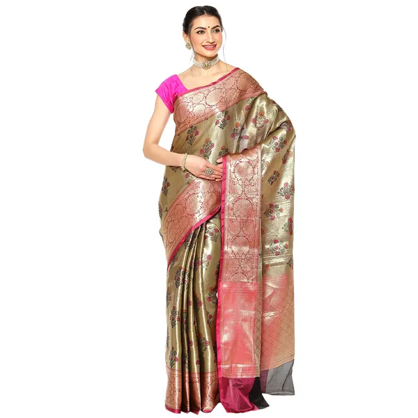 Grey_Kanchi_Silk_Banarasi_Sarees_For_Women_GEBE2