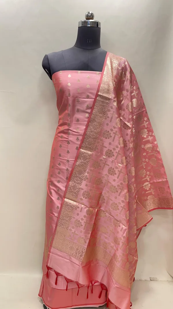 Pink_Semi_Katan_Silk_Handloom_Banarasi_3_pcs_Suit_Set_MUB_SK13