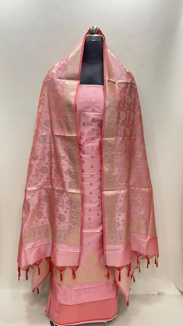 Pink_Semi_Katan_Silk_Handloom_Banarasi_3_pcs_Suit_Set_MUB_SK13
