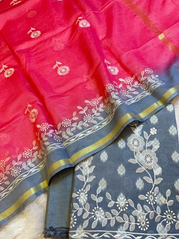 Grey_Cotton_Embroidery_Banarasi_3_pcs_Suit_set_with_Contrast_Pink_Dupatta_1200SKL_MSC2