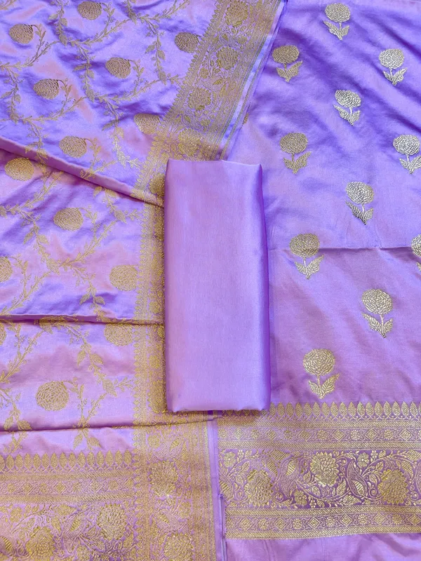Purple_Mashru_Silk_Floral_Zari_Booti_with_Zari_Jaal_Dupatta_Handloom_Banarasi_3_pcs_Suit_Set_3000AJ_MSR18
