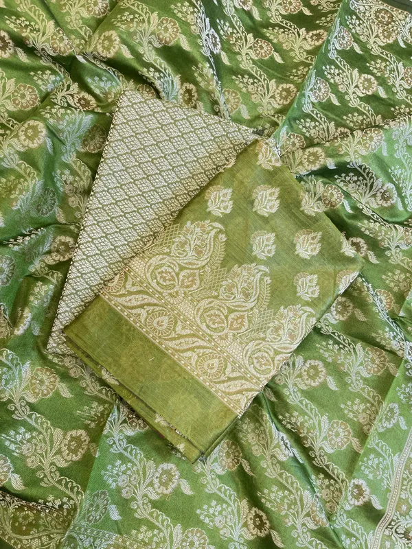 Green_Cotton_Floral_Resham_Booti_with_Floral_Jaal_Dupatta_Banarasi_Suit_600AJ_PJS18