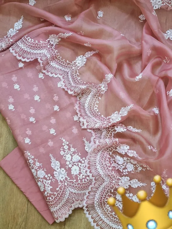 Peach_Organza_Silk_Embroidery_Banarasi_3_Pcs_Suit_Set_1100SKL_OG9