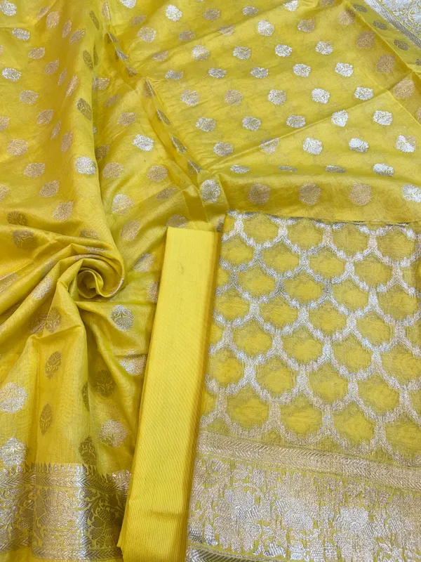 Yellow_Pure_Cotton_Dyable_Zari_Geometrical_Jaal_Banarasi_Suit_11IM_PCD5
