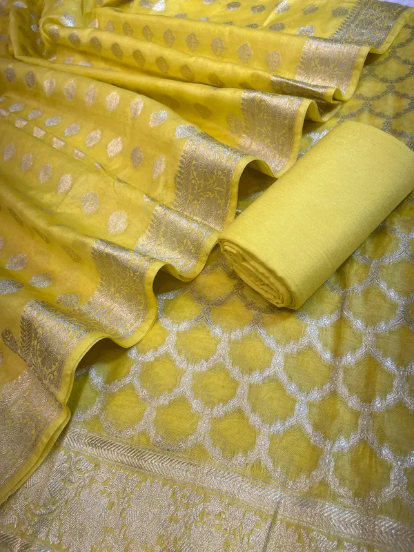 Yellow_Pure_Cotton_Dyable_Zari_Geometrical_Jaal_Banarasi_Suit_11IM_PCD5