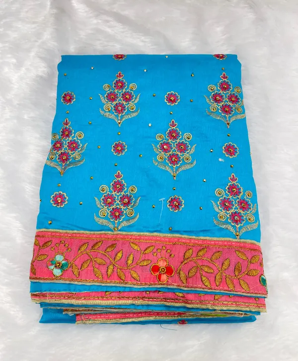 Sky_Blue_Cotton_Blend_Zari_Embroidery_Banarasi_Saree_600KS_5