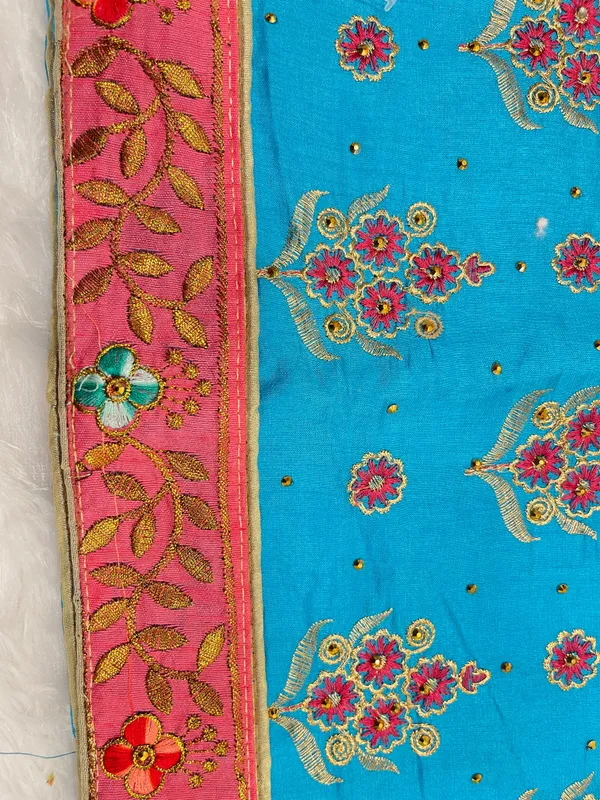 Sky_Blue_Cotton_Blend_Zari_Embroidery_Banarasi_Saree_600KS_5