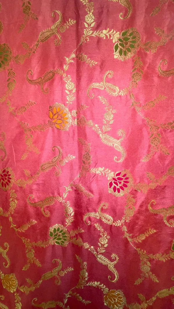 Humairah_Presents_Baby_Pink_Dupion_Silk_Floral_Mina_Zari_Jaal_with_Contrast_Sea_Green_Paithani_Mina_Zari_Pallu_Zari_Border_and_Sea_Green_Blouse