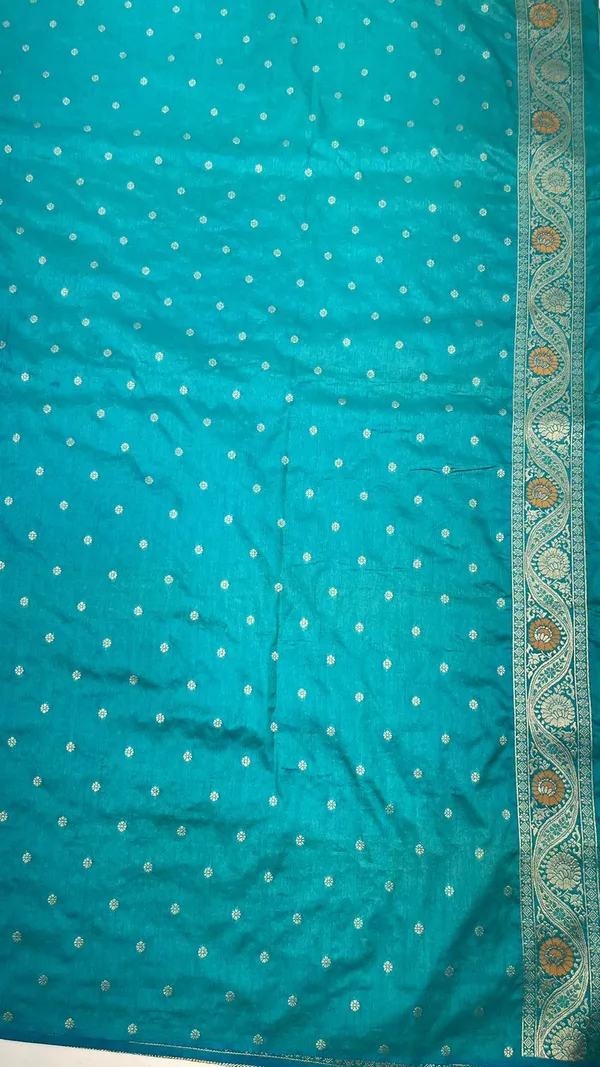 Humairah_Presents_Baby_Pink_Dupion_Silk_Floral_Mina_Zari_Jaal_with_Contrast_Sea_Green_Paithani_Mina_Zari_Pallu_Zari_Border_and_Sea_Green_Blouse