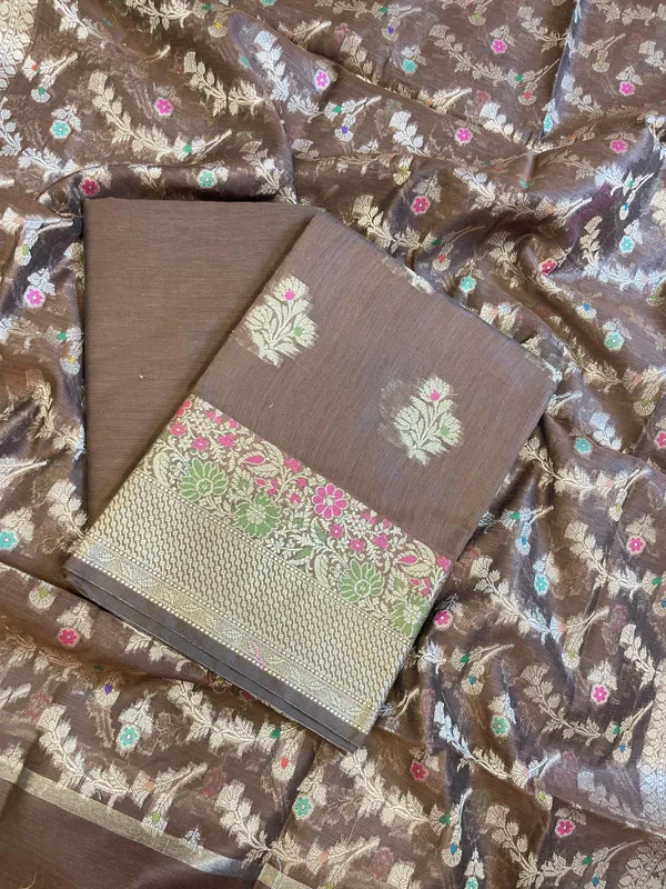 Brown_Cotton_Resham_Minakari_Floral_Zari_Boota_Banarasi_Suit_625SHL_CT12