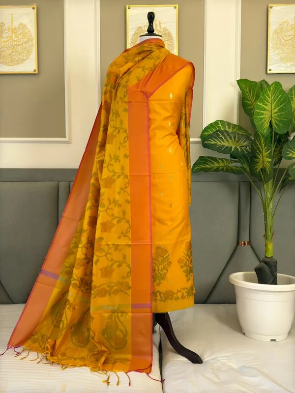 Mustard_Gold_Silk_Zari_Tye_Dye_Booti_Banarasi_Suit_With_Tye_Dye_Jaal_Dupatta_125Pnj_Std3