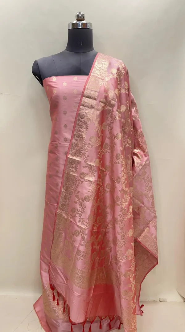 Pink_Semi_Katan_Silk_Handloom_Banarasi_3_pcs_Suit_Set_MUB_SK48