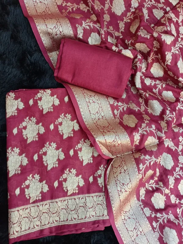 Wine_Georgette_Silk_Floral_Banarasi_Suit_Set_1200SKL_GS1