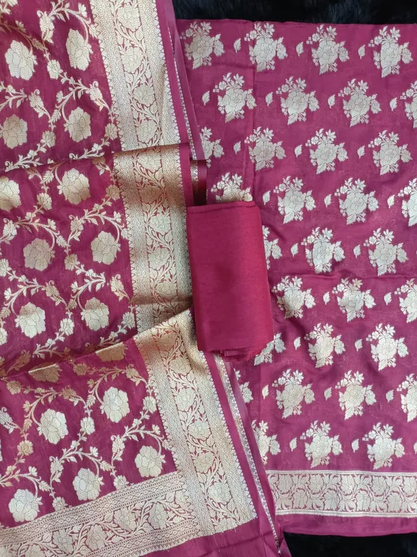 Wine_Georgette_Silk_Floral_Banarasi_Suit_Set_1200SKL_GS1