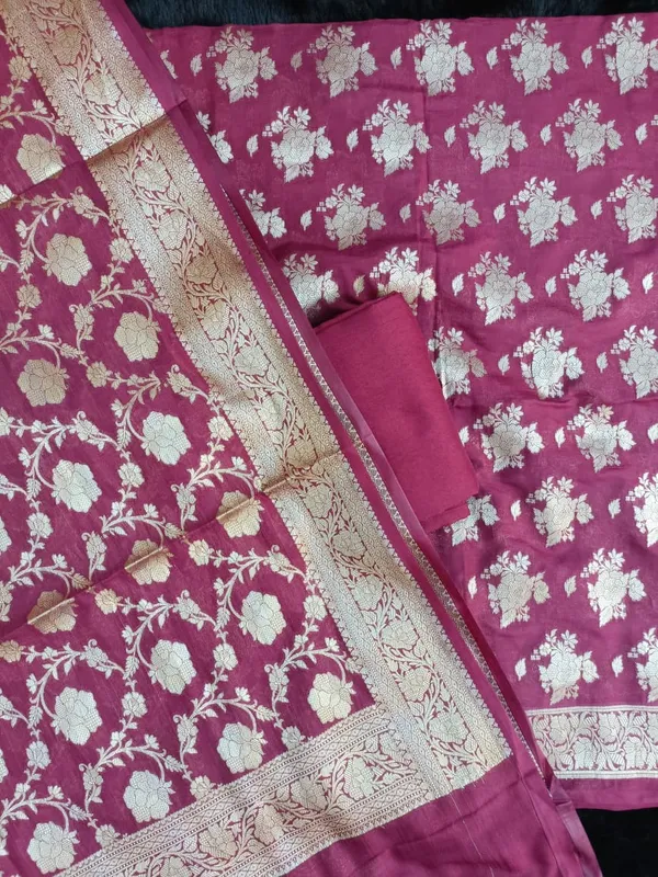 Wine_Georgette_Silk_Floral_Banarasi_Suit_Set_1200SKL_GS1