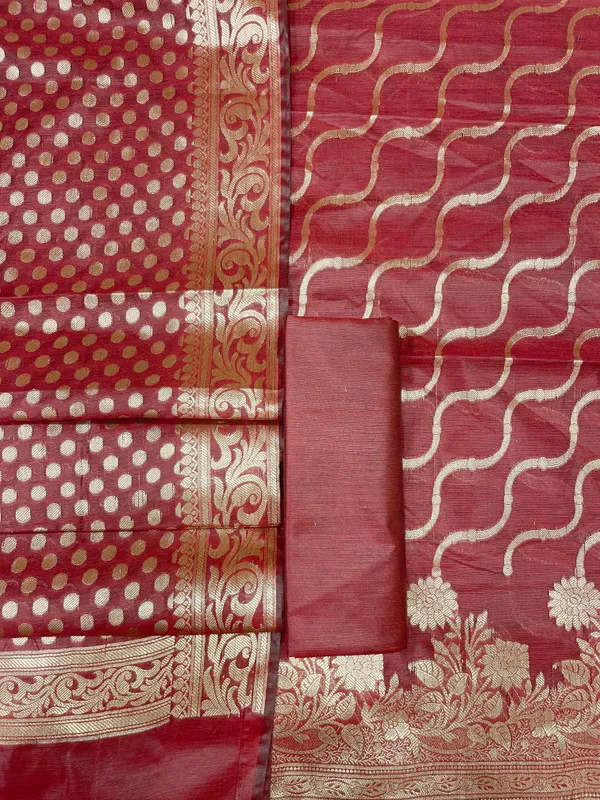 Maroon_Cotton_Silk_Lehariya_Banarasi_3_pcs_Suit_Set_675JVC_104
