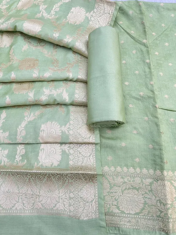 Pista_Green_Viscose_Silk_Banarasi_Suit_with_Zari_Chunri_Booti_&_Floral_Jaal_Dupatta_1050BFS_SV8