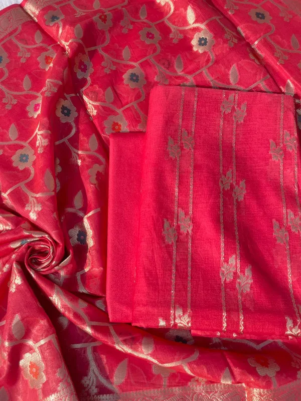 Pink_Palm_Silk_Stripe_Zari_Banarsi_Suit_with_Floral_Zari_Mina_Jaal_Dupatta_1100SKL_PS9