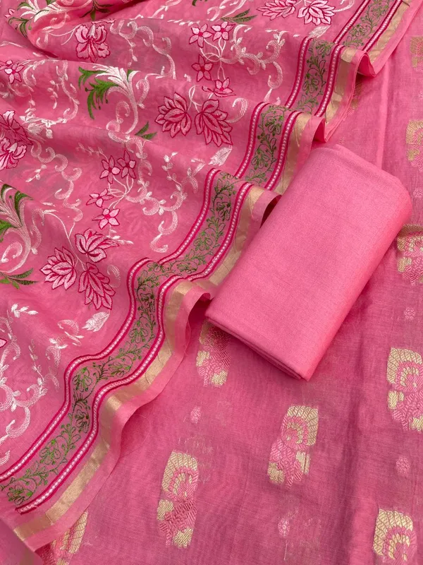Pink_Pure_Mercerised_Resham_Mina_Embroidery_Dupatta_Banarasi_Suit_1250SKL_RM1
