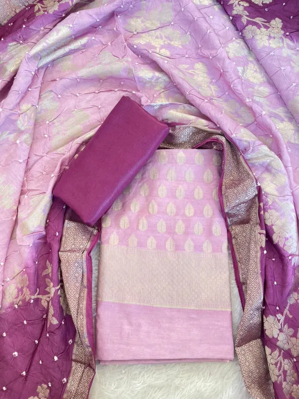 Baby_Pink_Cotton_Blend_Leaf_Zari_Booti_Banarasi_Suit_with_Bandhani_Zari_Jaal_Dupatta_1325DAN_SBN6