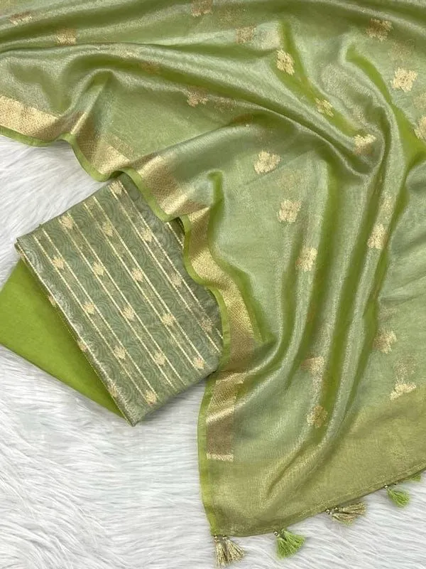 Mehndi_Green_Tissue_Silk_Stripe_Zari_Neck_Banarasi_Suit_With_Zari_Border_Crush_Dupatta_Skl_Tsu17
