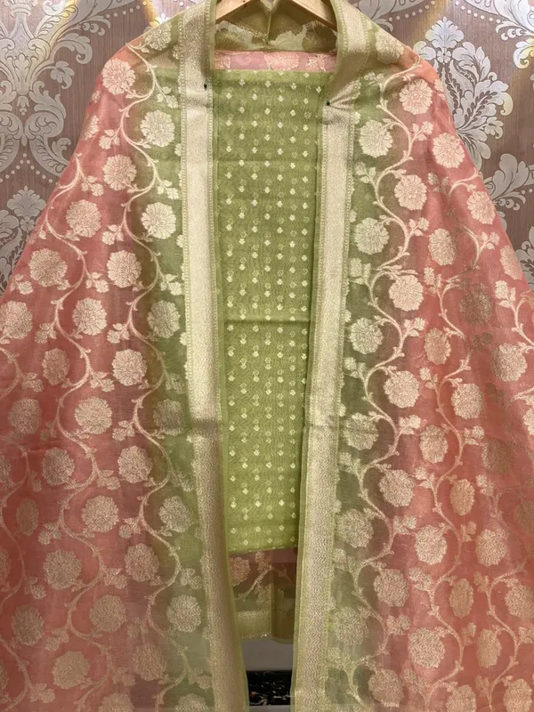 Pista_Green_Tissue_silk_Chunri_Booti_weaved_Banarasi_Suit_with_Floral_Zari_Jaal_Dual_Shade_Dyed_Dupatta_1550ASG_TS5