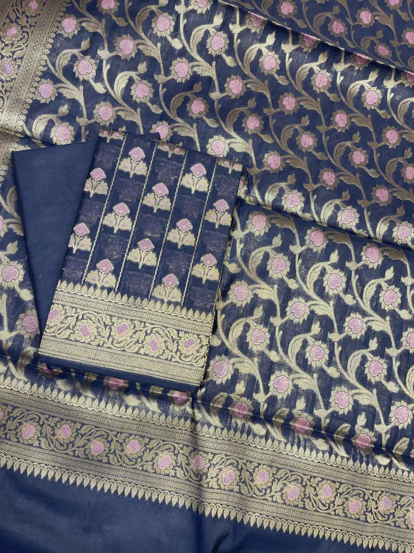Navy_Blue_Cotton_Silk_Banarasi_3_pcs_Suit_Set_725ASD_CS2