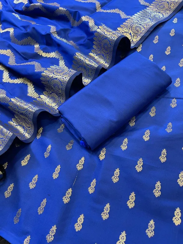 Blue_Katan_Silk_Floral_Zari_Booti_with_Zig-Zag_Dupatta_Banarasi_Suit__700SKL_KSA55