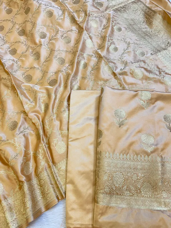 Beige_Mashru_Silk_Floral_Zari_Booti_with_Zari_Jaal_Dupatta_Handloom_Banarasi_3_pcs_Suit_Set_3000AJ_MSR17