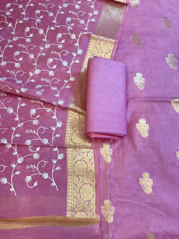 Red_Onion_Mercerise_Silk_Floral_Zari_Booti_with_Embroidery_Dupatta_Banarasi_Suit_11SKL_MSRS9