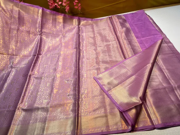 Light_Purple_Semi_Kanchi_Silk_Floral_Zari_Jaal_Banarasi_Saree_MS_SK5
