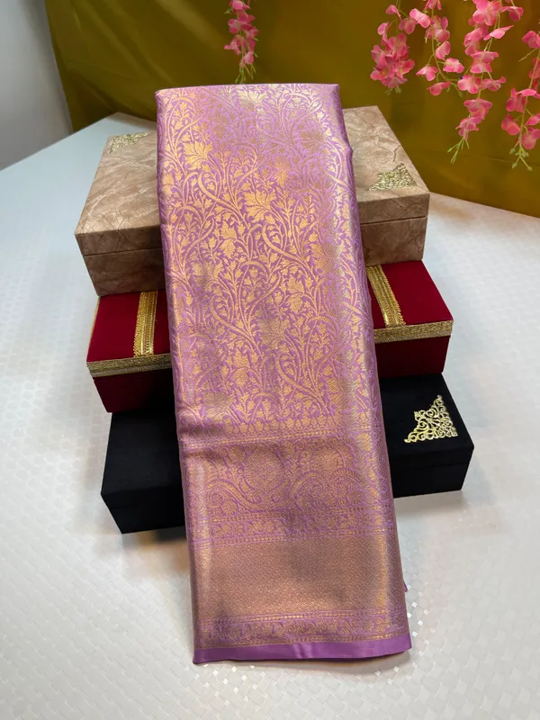Light_Purple_Semi_Kanchi_Silk_Floral_Zari_Jaal_Banarasi_Saree_MS_SK5