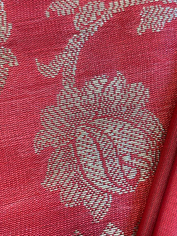 Beige_Art_Silk_Floral_Zari_Jaal_Contrast_Banarasi_Suit_with_Red_Dupatta_625AJ_TPT61