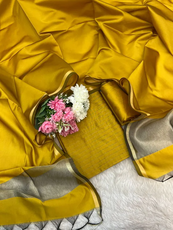 Mustard_Gold_Cotton_Silk_Zari_Stripe_Banarasi_Suit_with_Plain_Zari_Border_Dupatta_600SKL_CS32